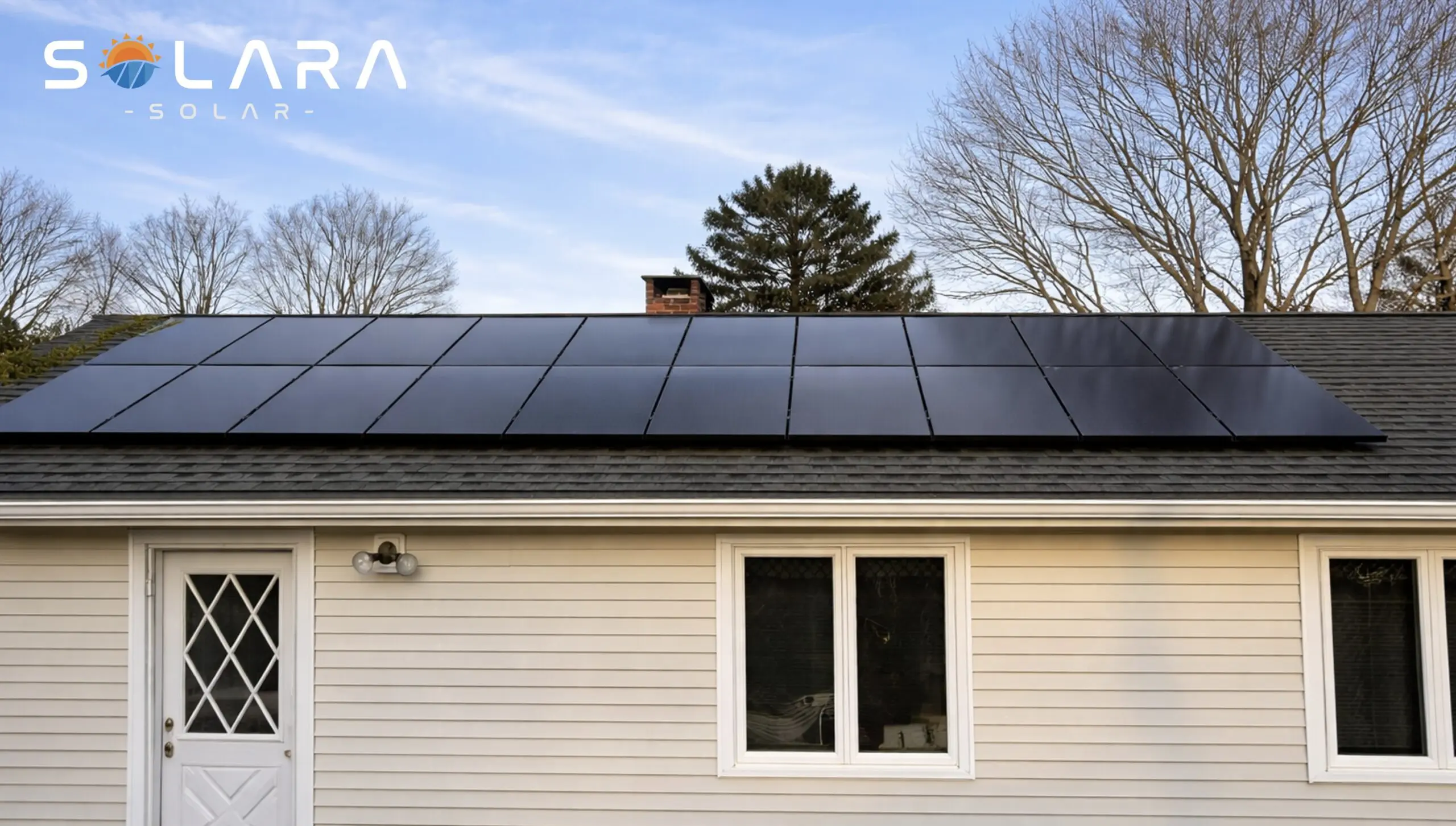 Completed Solara Solar system in Bethel Connecticut