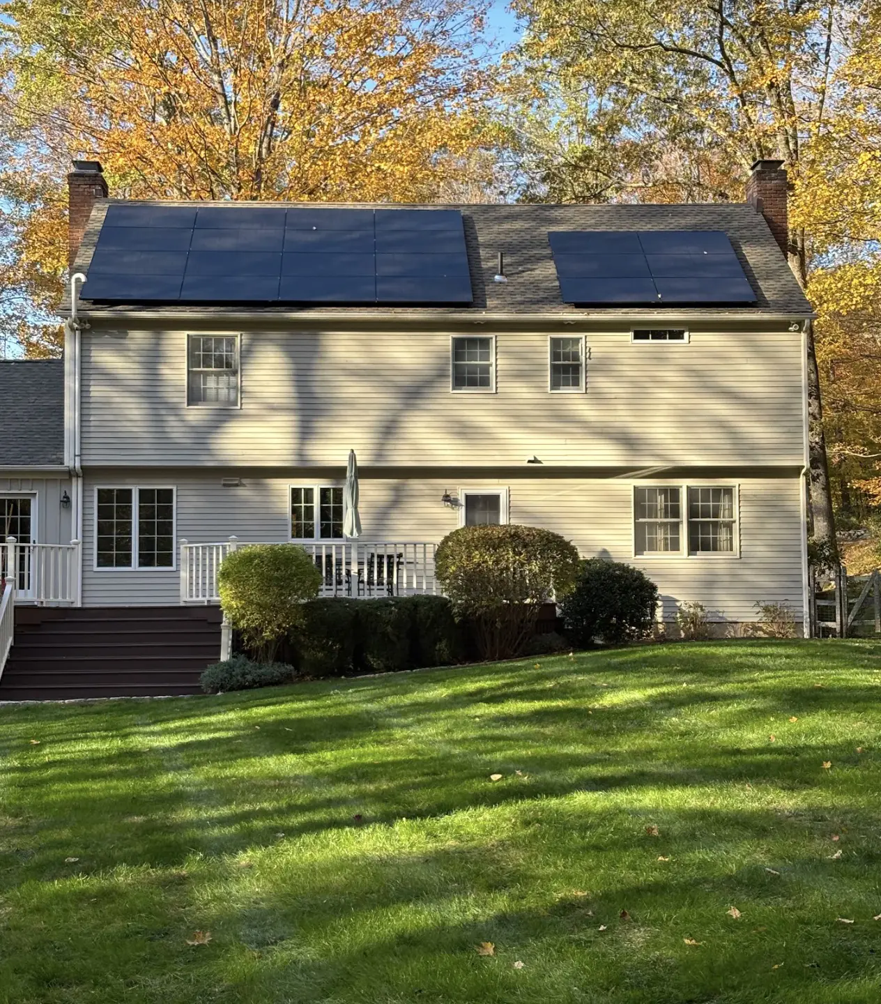 Completed Solara Solar project in Ridgefield Connecticut