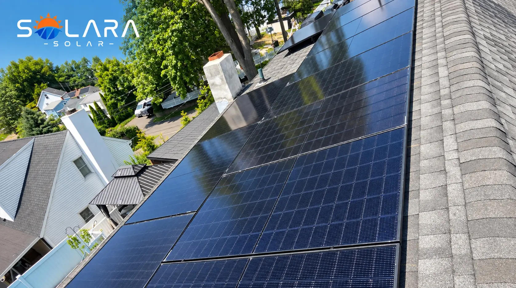 Actual Solara Solar installation in Norwalk Connecticut