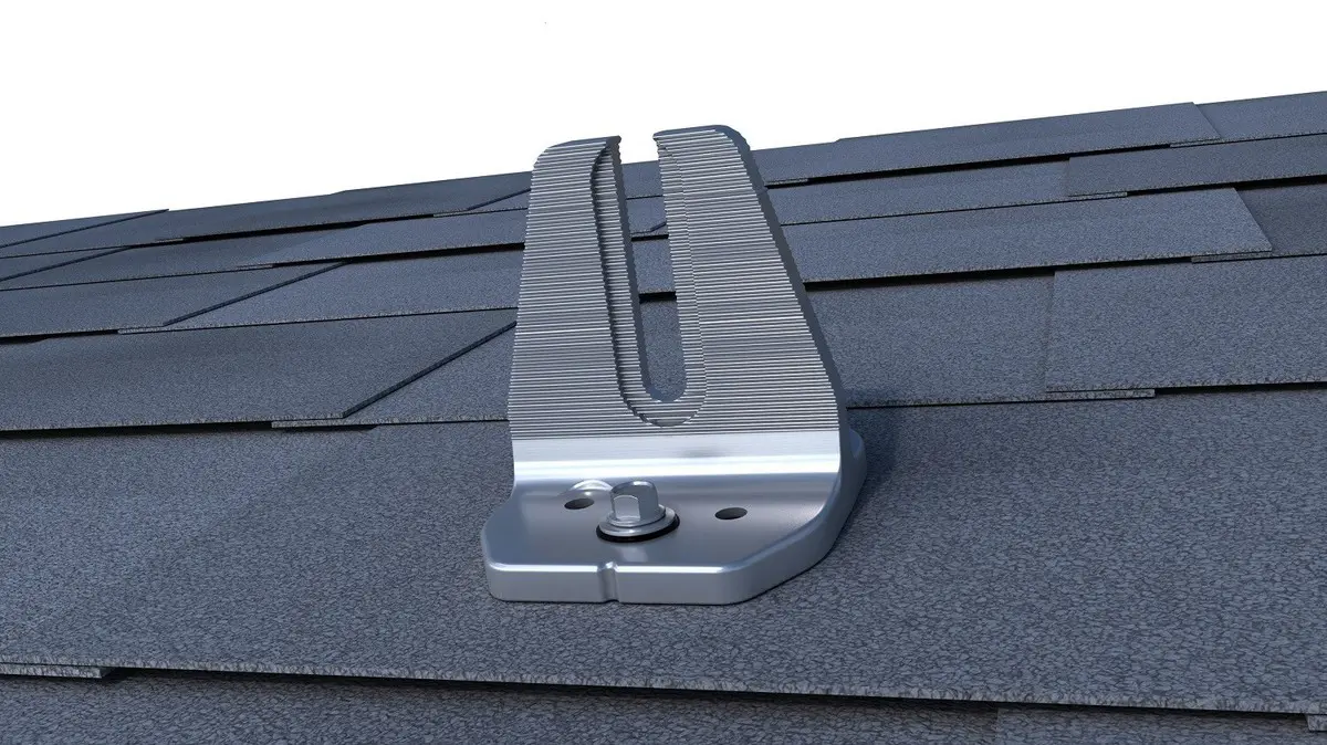 HUG aluminum solar roof mount used by Solara Solar